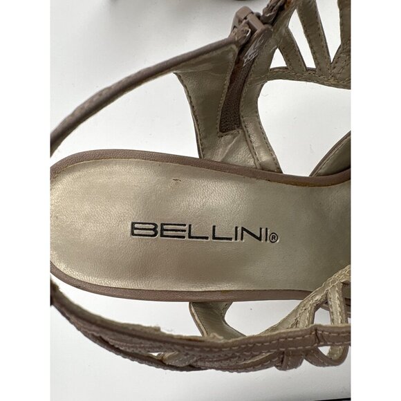 Bellini Womens 7 Strappy High Heel Pointed Toe Sandals - Picture 5 of 5
